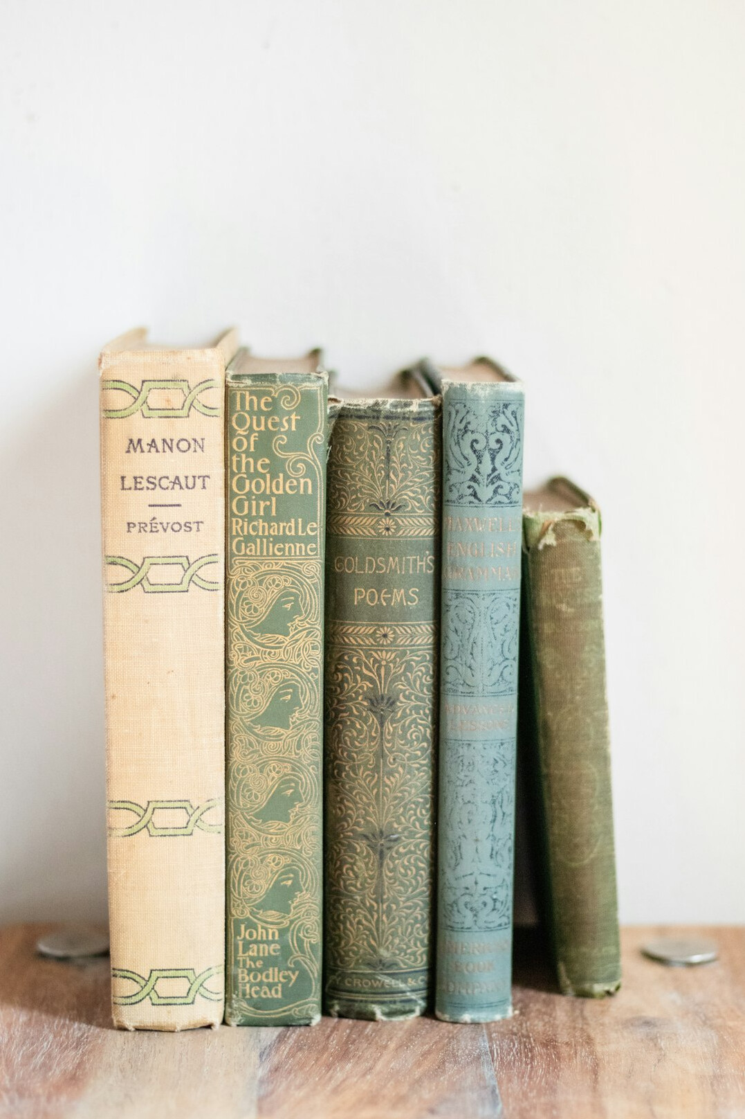 vintage library books